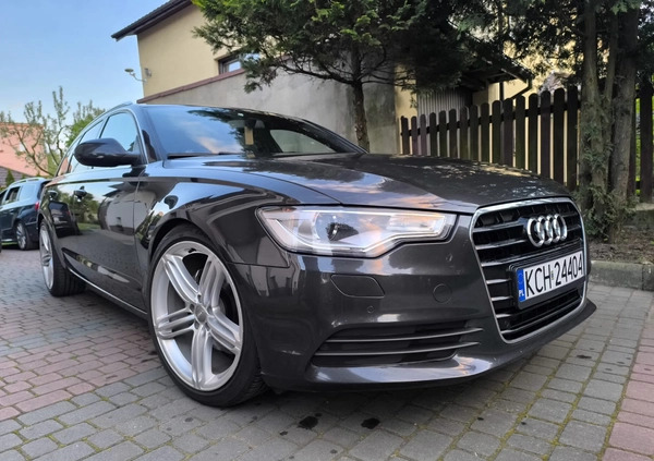 Audi A6 cena 63900 przebieg: 192000, rok produkcji 2014 z Chrzanów małe 154